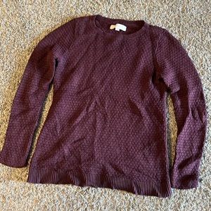Dark purple loft sweater